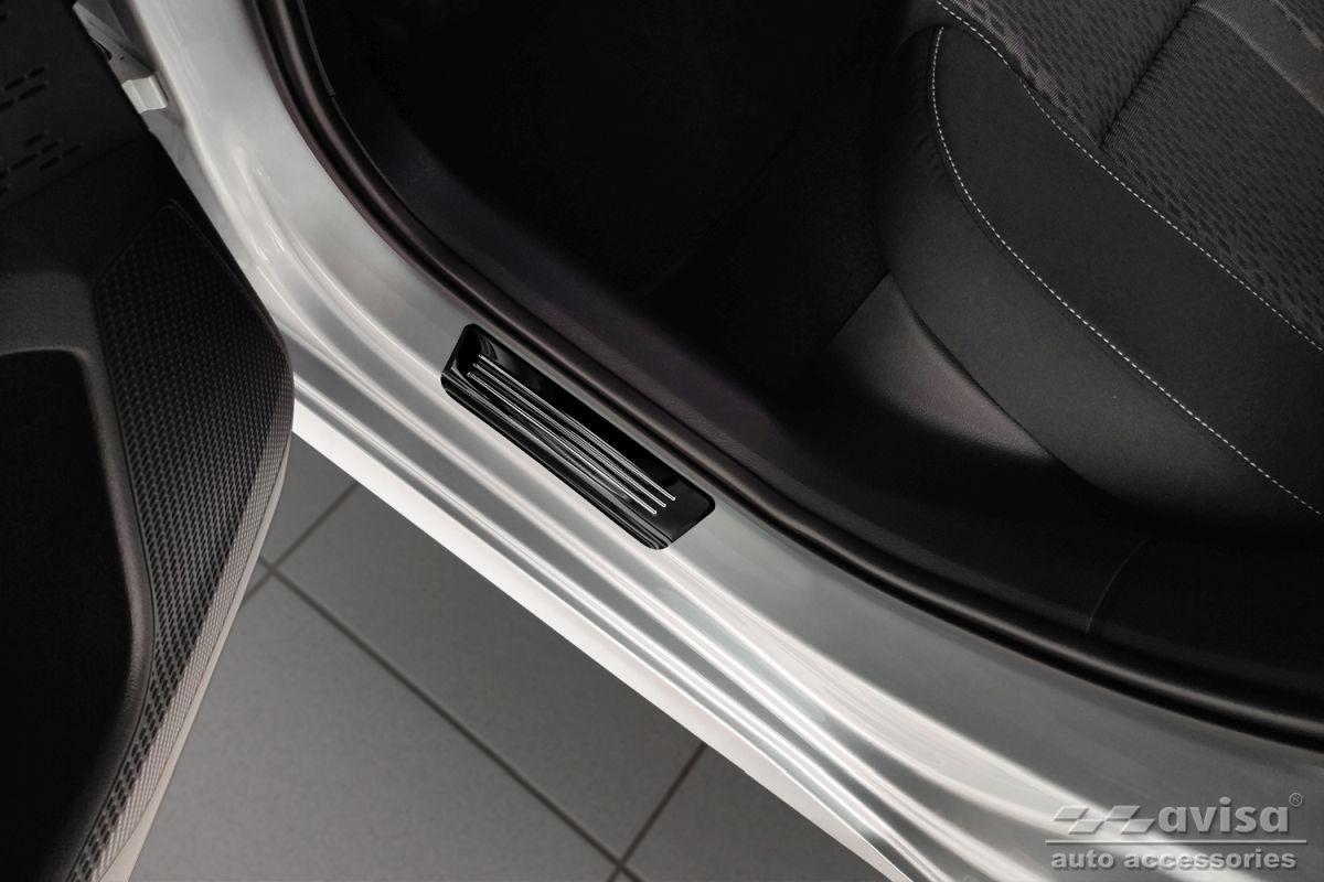 Ochranné kryty prahů, Škoda Octavia IV, 2020- , Hybrid , Glossy black