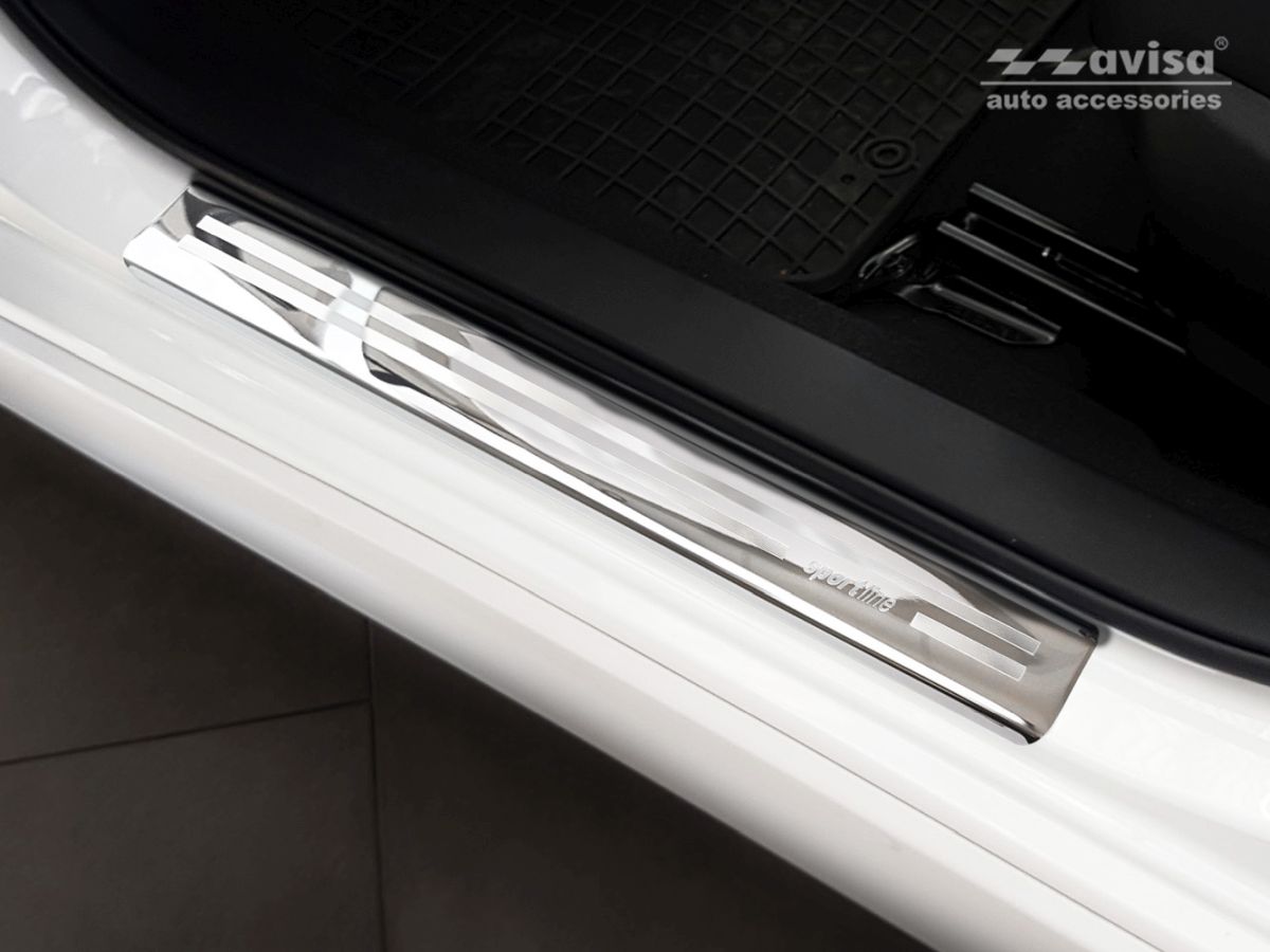 Ochranné kryty prahů, Subaru Impreza V, 2017- , GT, Sportline , Glossy silver