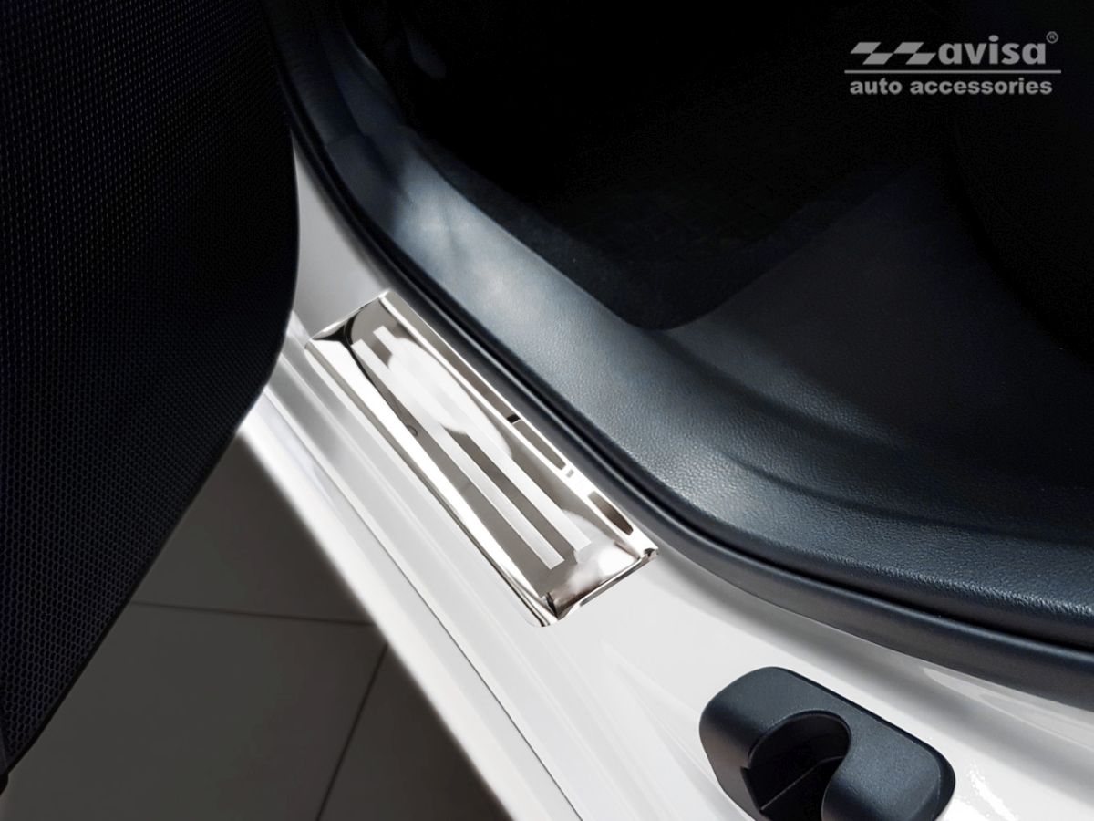 Ochranné kryty prahů, Subaru Impreza V, 2017- , GT, Sportline , Glossy silver