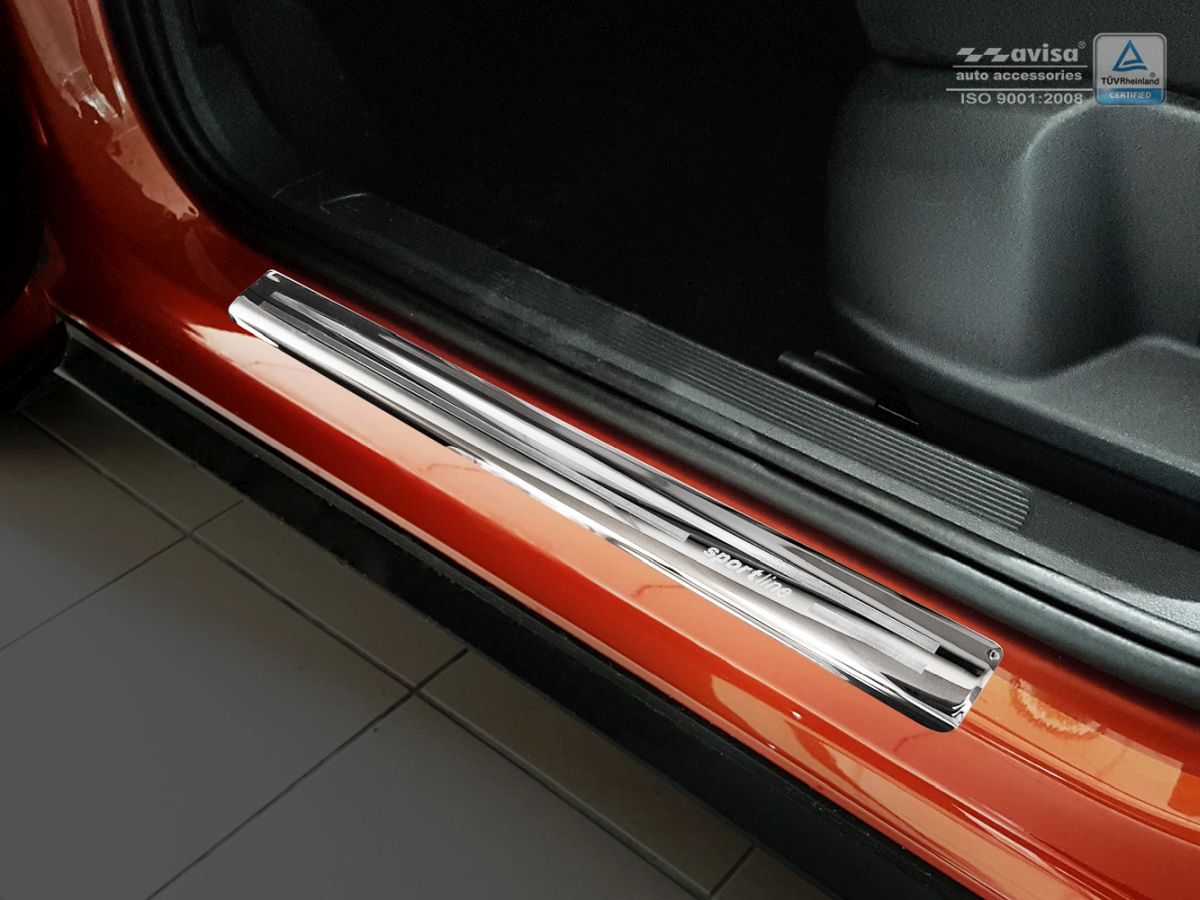 Ochranné kryty prahů, VW T-Roc, 2017-2026, Sportline , Glossy silver