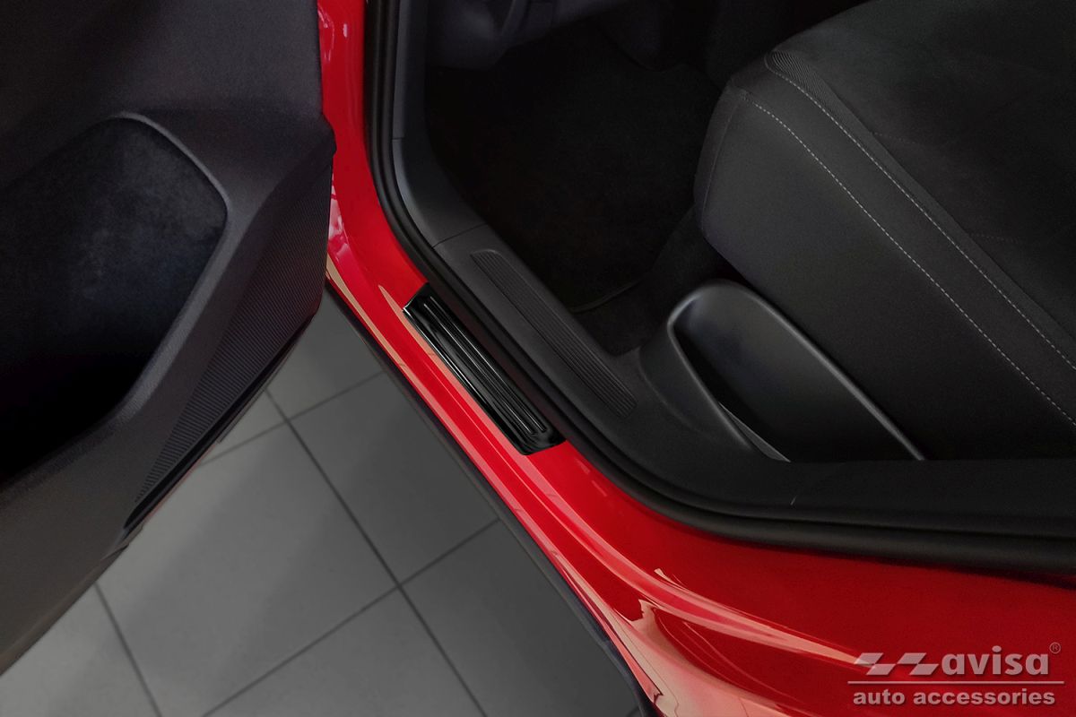 Ochranné kryty prahů, VW Tiguan, 2015- , Hybrid , Glossy black