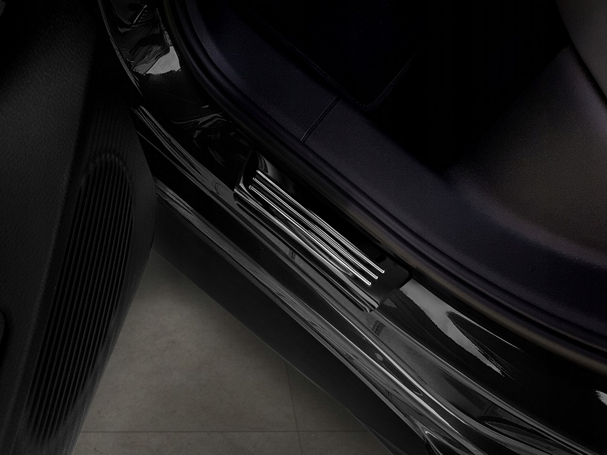 Ochranné kryty prahů, VW ID.3, 2019- , Hybrid , Glossy black