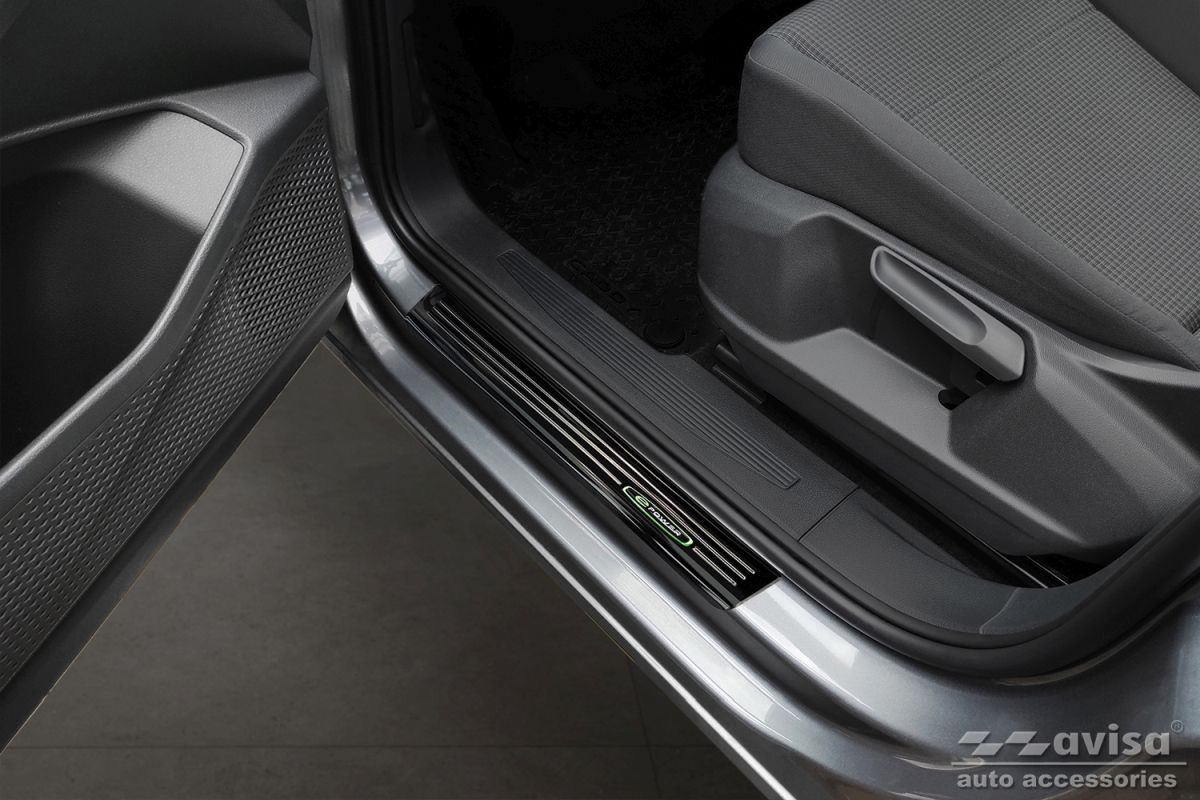 Ochranné kryty prahů, VW Caddy, 2020- , E-Power , Glossy black