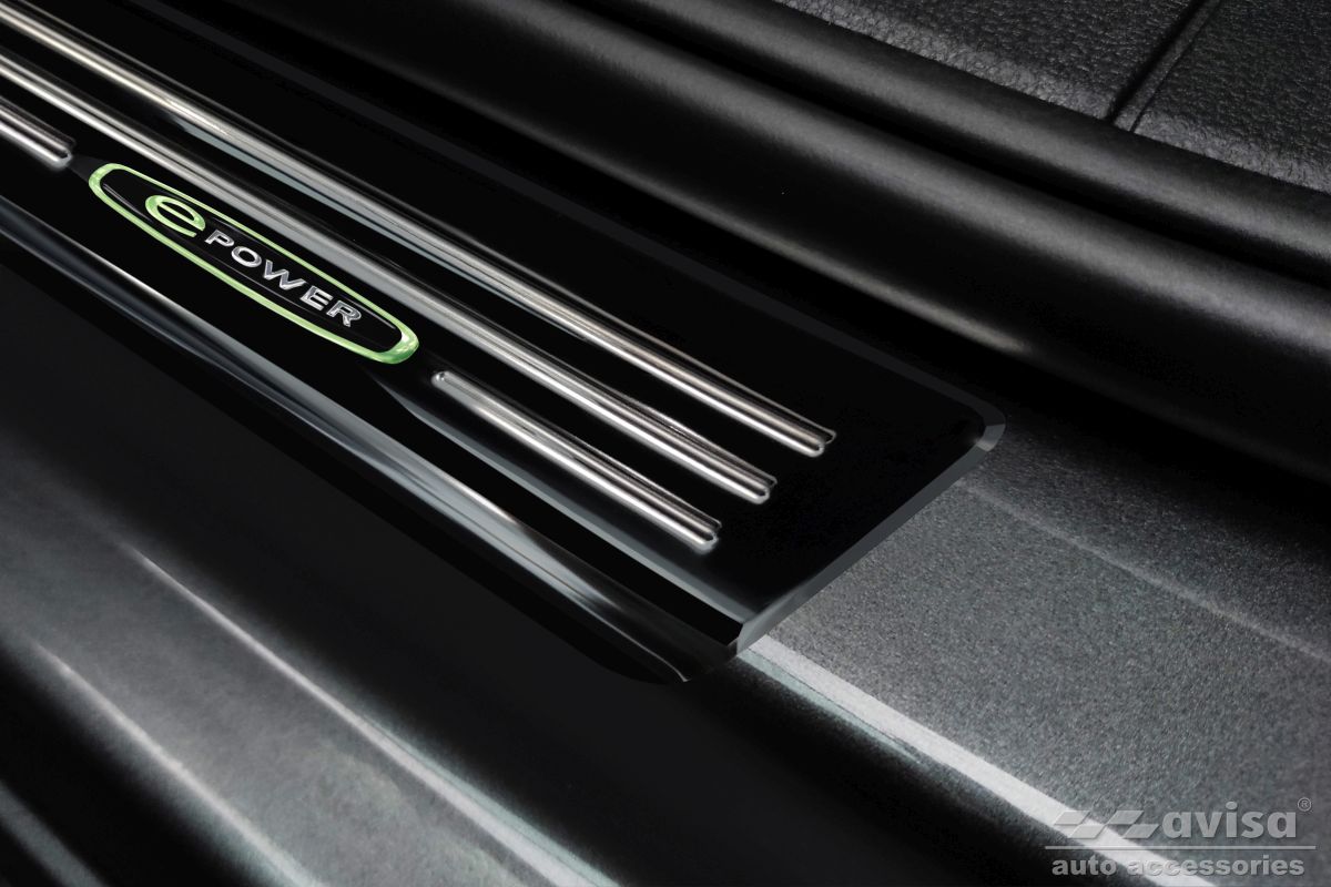 Ochranné kryty prahů, VW Caddy, 2020- , E-Power , Glossy black