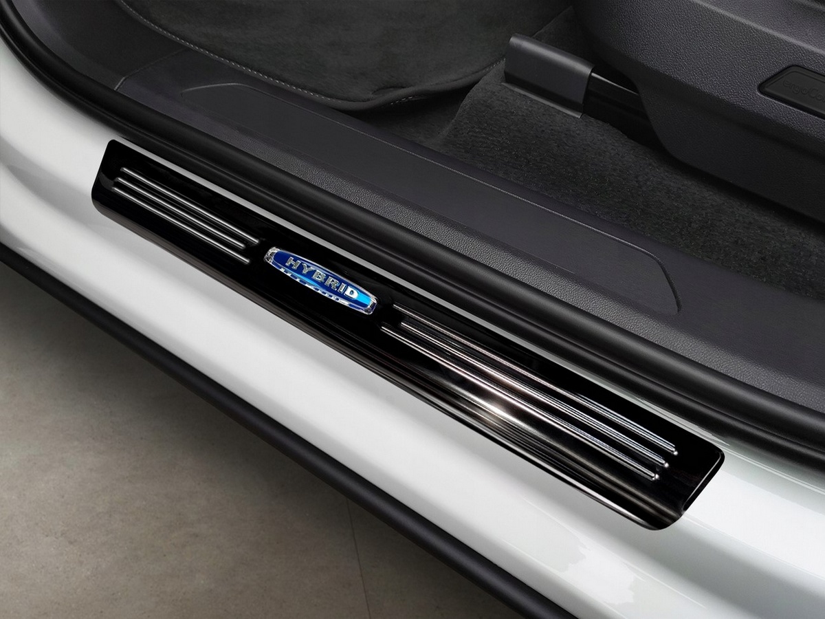 Ochranné kryty prahů, VW Touareg III, 2018- , Hybrid , Glossy black
