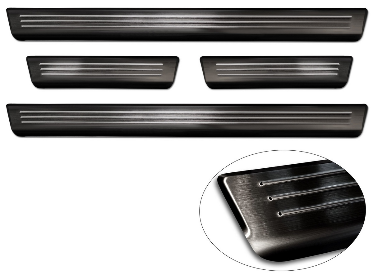 Ochranné kryty prahů, VW ID.5, 2022- , Black