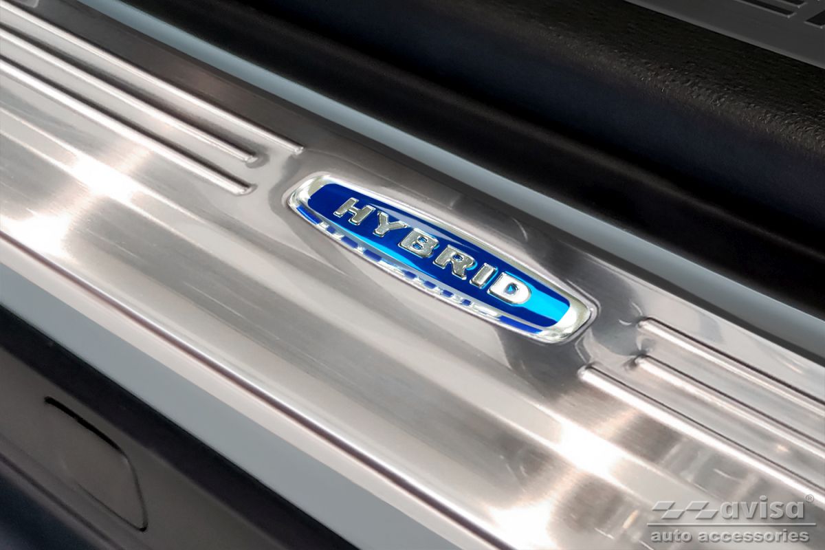 Ochranné kryty prahů, Toyota Highlander IV, 2019- , Hybrid , Silver
