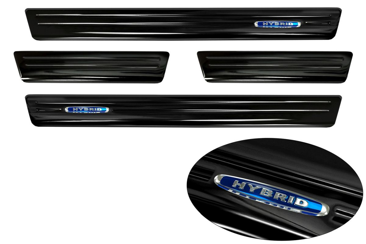Ochranné kryty prahů, Ford Mustang Mach-E, 2020- , E-Power , Glossy black