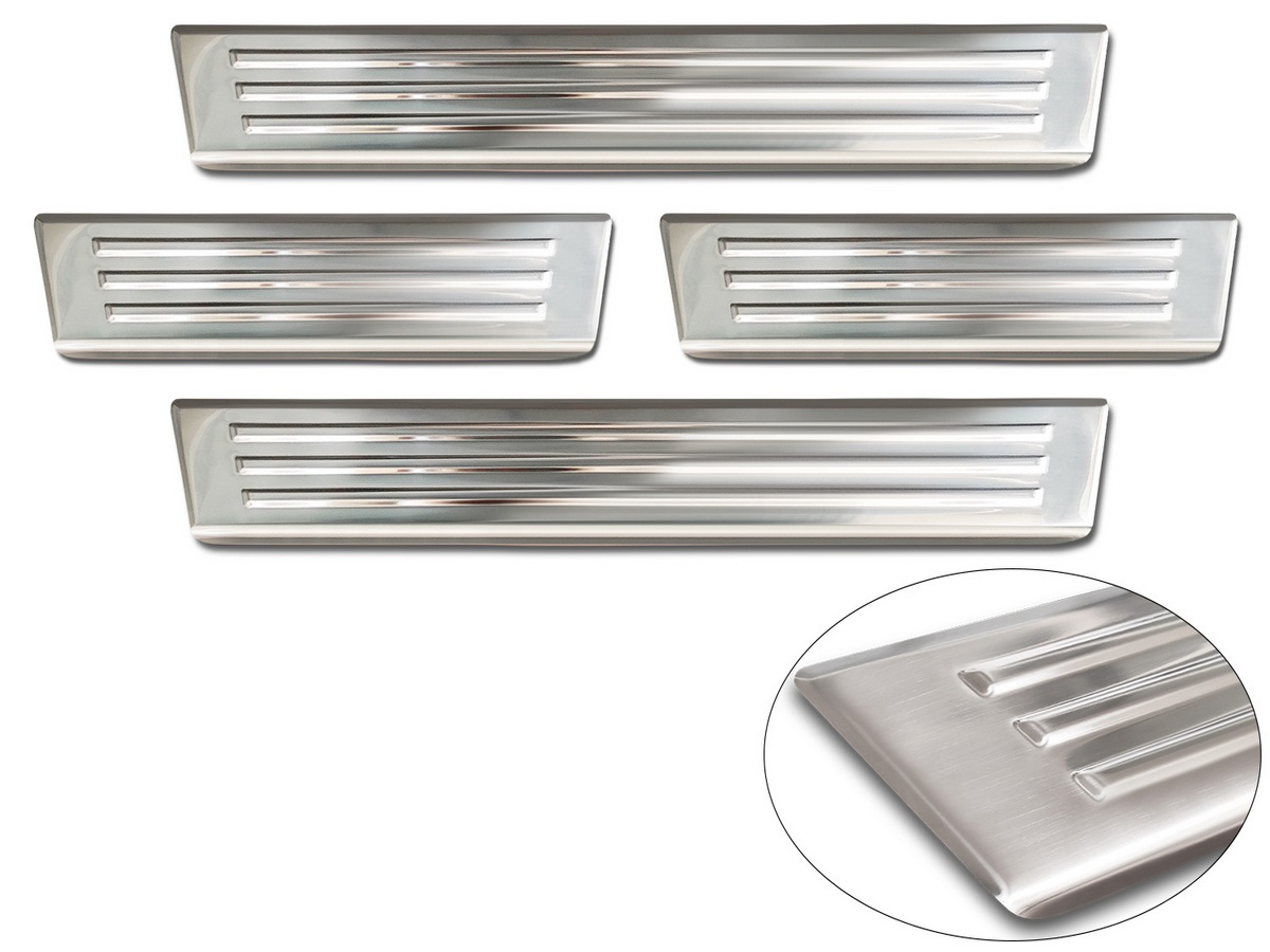 Ochranné kryty prahů, Ford Ranger VI, 2022- ., Silver