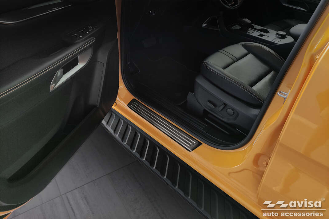 Ochranné kryty prahů, Ford Ranger VI, 2022- ., Black
