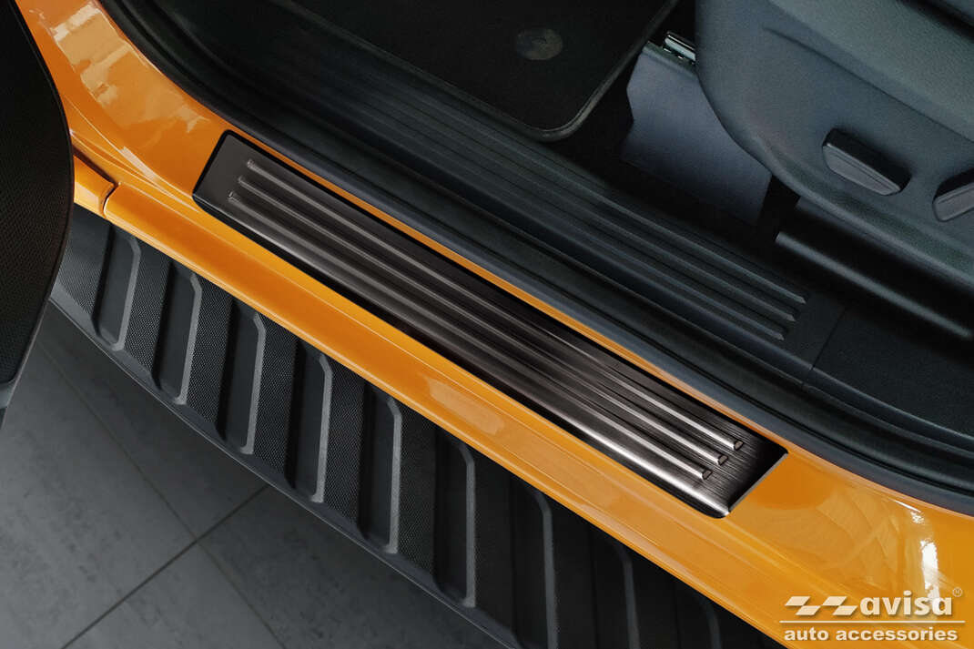 Ochranné kryty prahů, Ford Ranger VI, 2022- ., Black