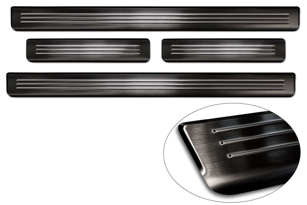 Ochranné kryty prahů, Ford Mustang Mach-E, 2020- , Black