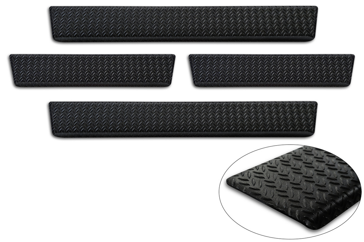 Ochranné kryty prahů, Ford Ranger VI, 2022- , Black