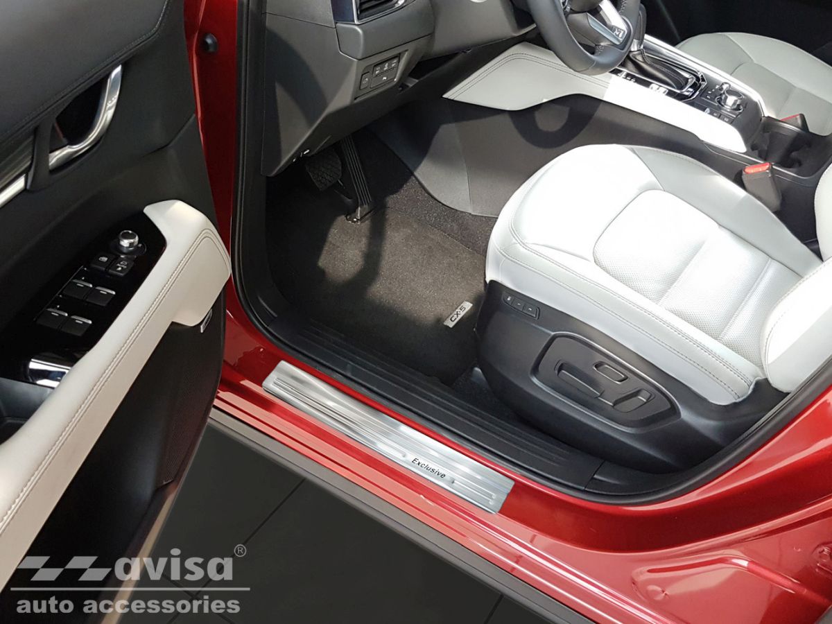 Ochranné kryty prahů,  Mazda CX-5, 2017- , Exclusive , Silver