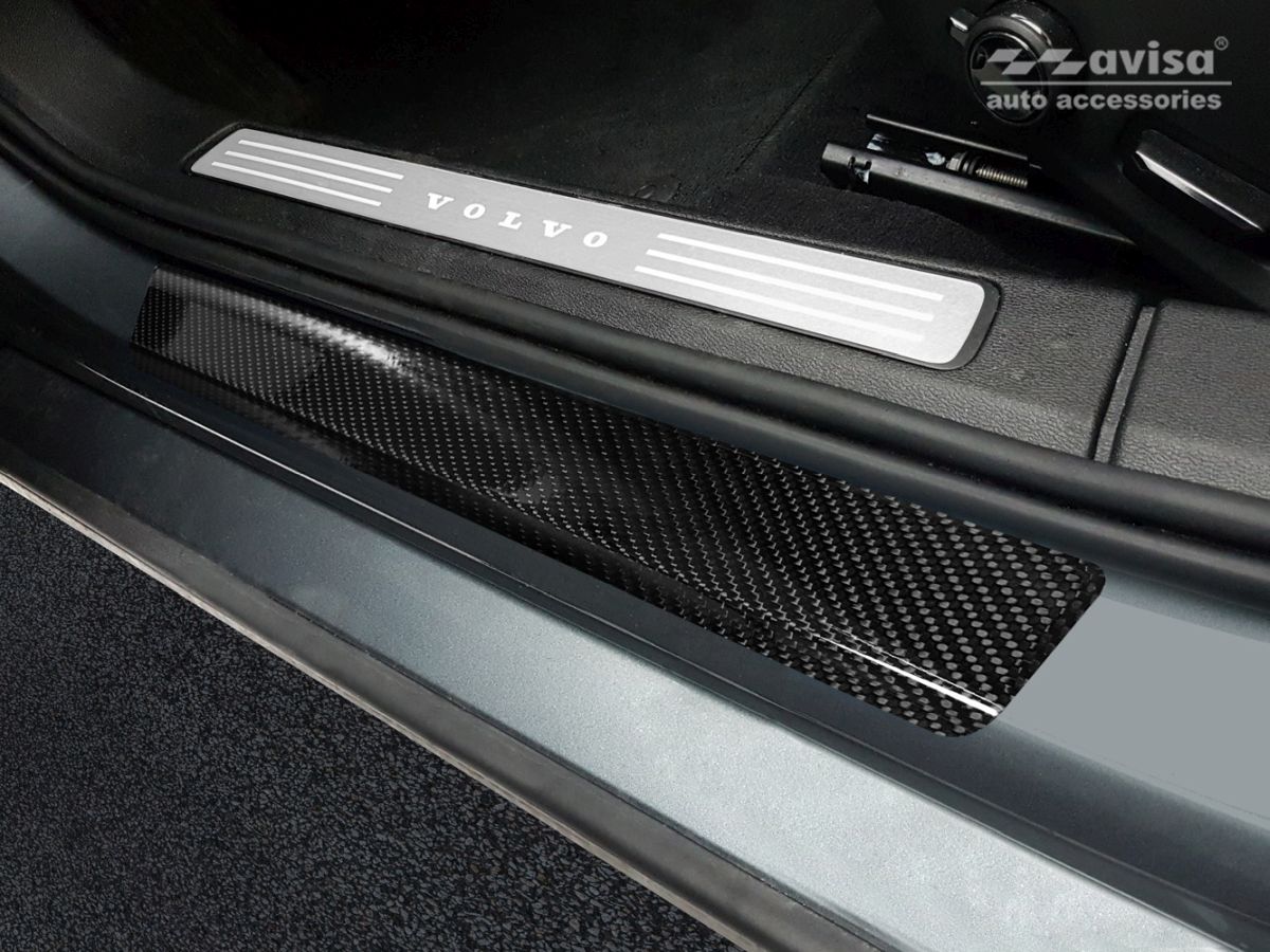 Ochranné kryty prahů, Volvo S60 III, 2018- , Carbon