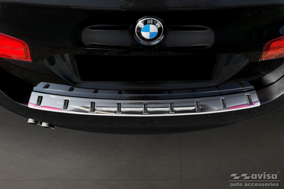Lišta zadního nárazníku do BMW 5, F11, 2010-2017, Touring, Strong-Silver