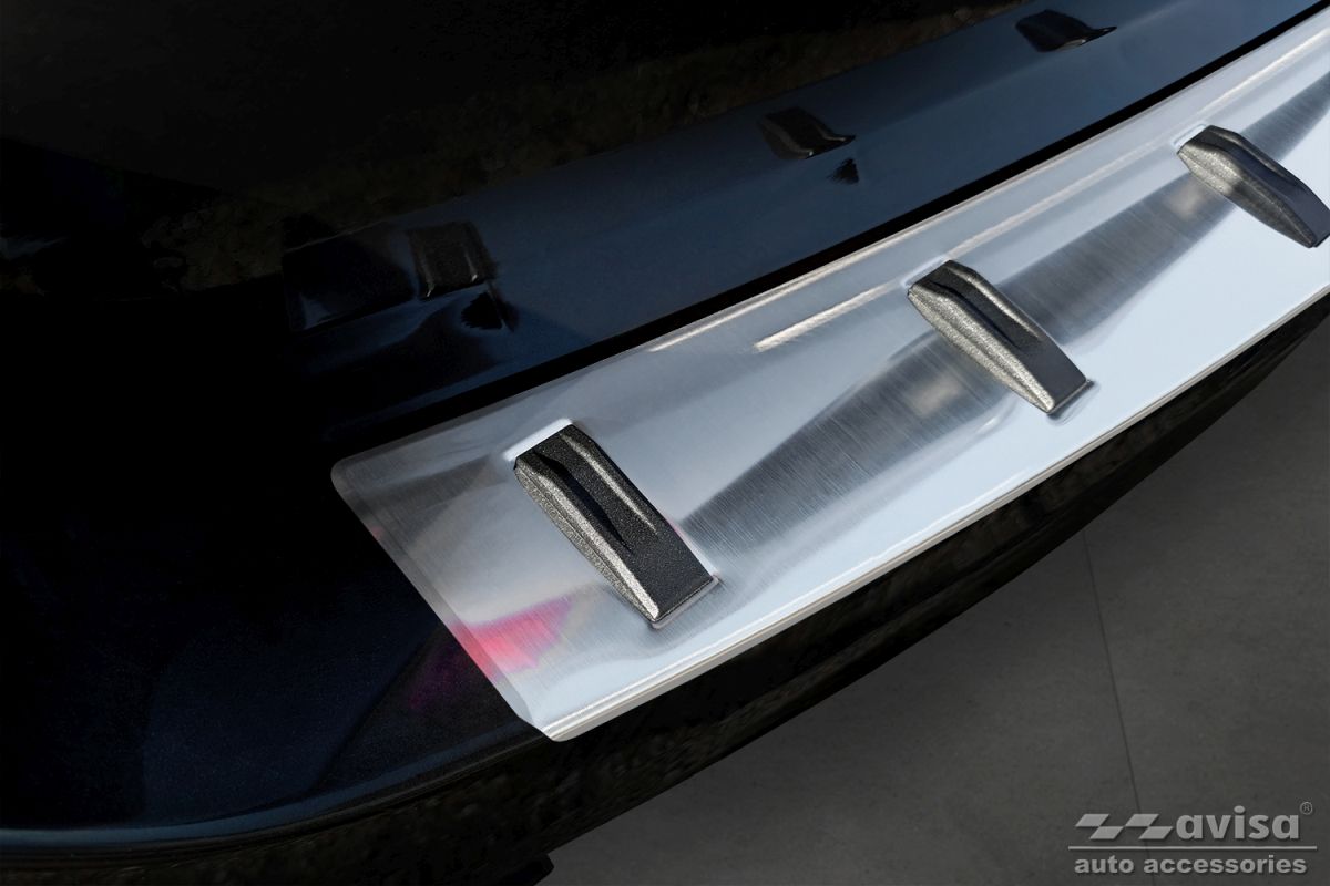 Lišta zadního nárazníku do BMW 5, F11, 2010-2017, Touring, Strong-Silver