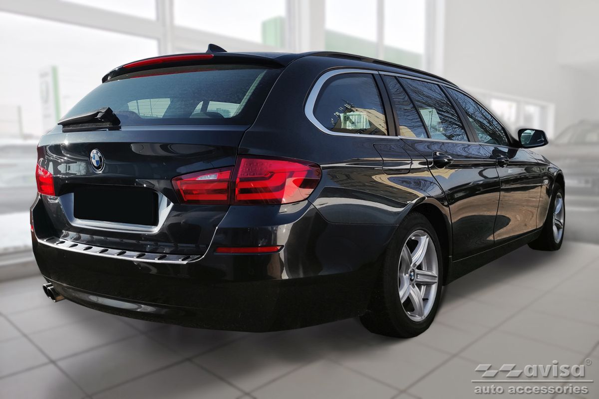 Lišta zadního nárazníku do BMW 5, F11, 2010-2017, Touring, Strong-Silver