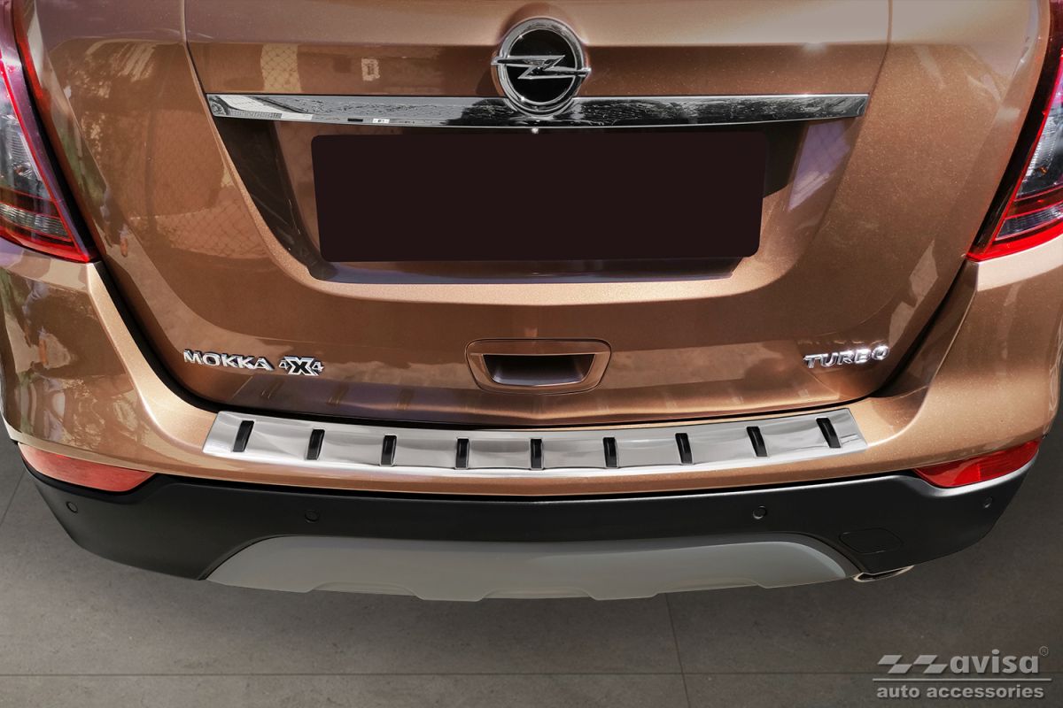 Lišta zadního nárazníku do Opel Mokka X, 2016-2019, Strong-Silver