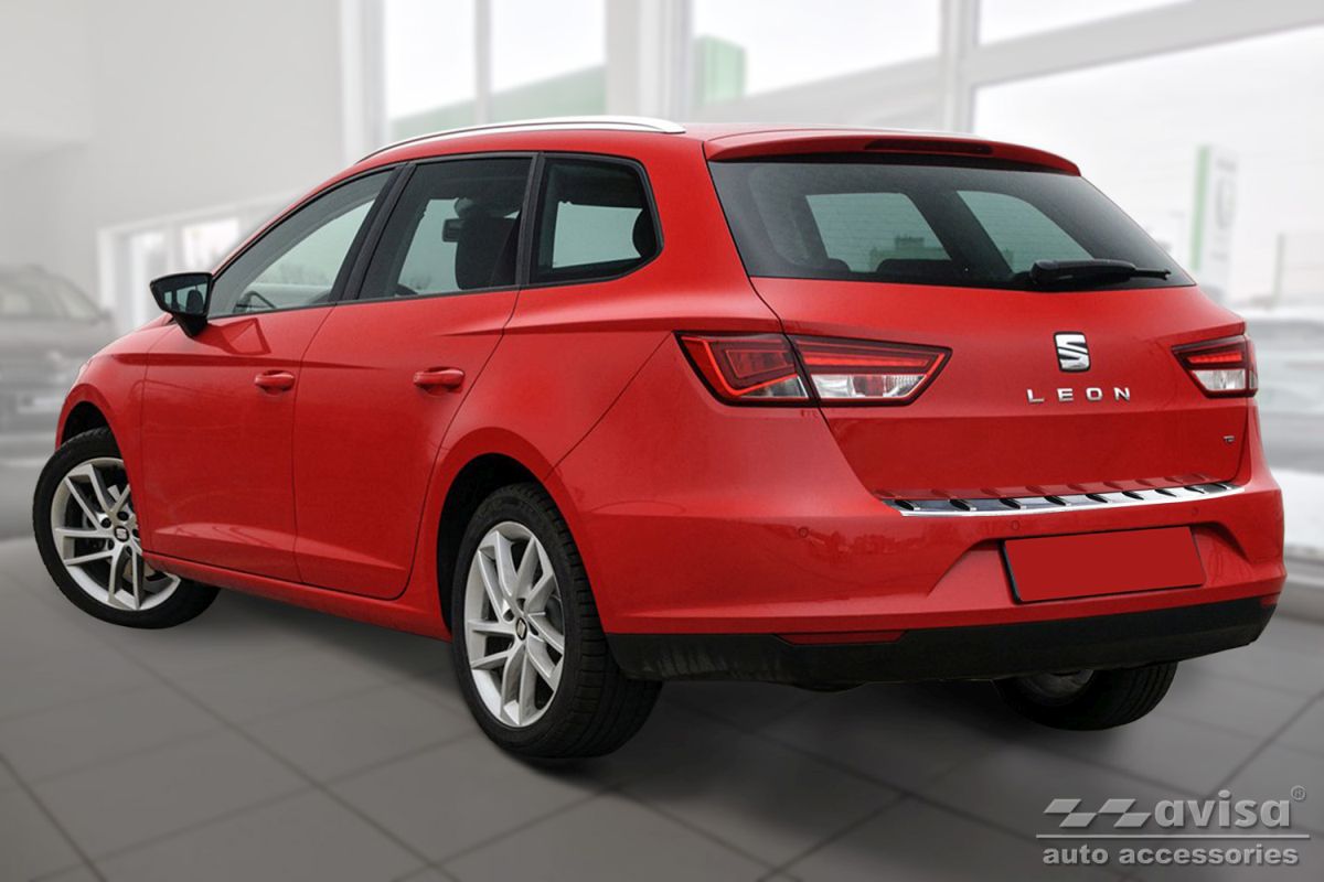 Lišta zadního nárazníku do Seat Leon III, 2012-2020, ST, Combi, Strong-Silver