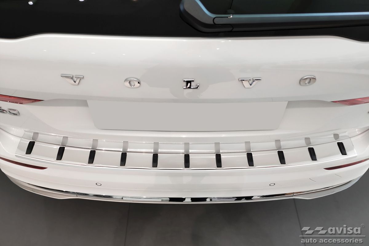 Lišta zadního nárazníku do Volvo XC60 II, 2021- , Facelift, Strong-Black
