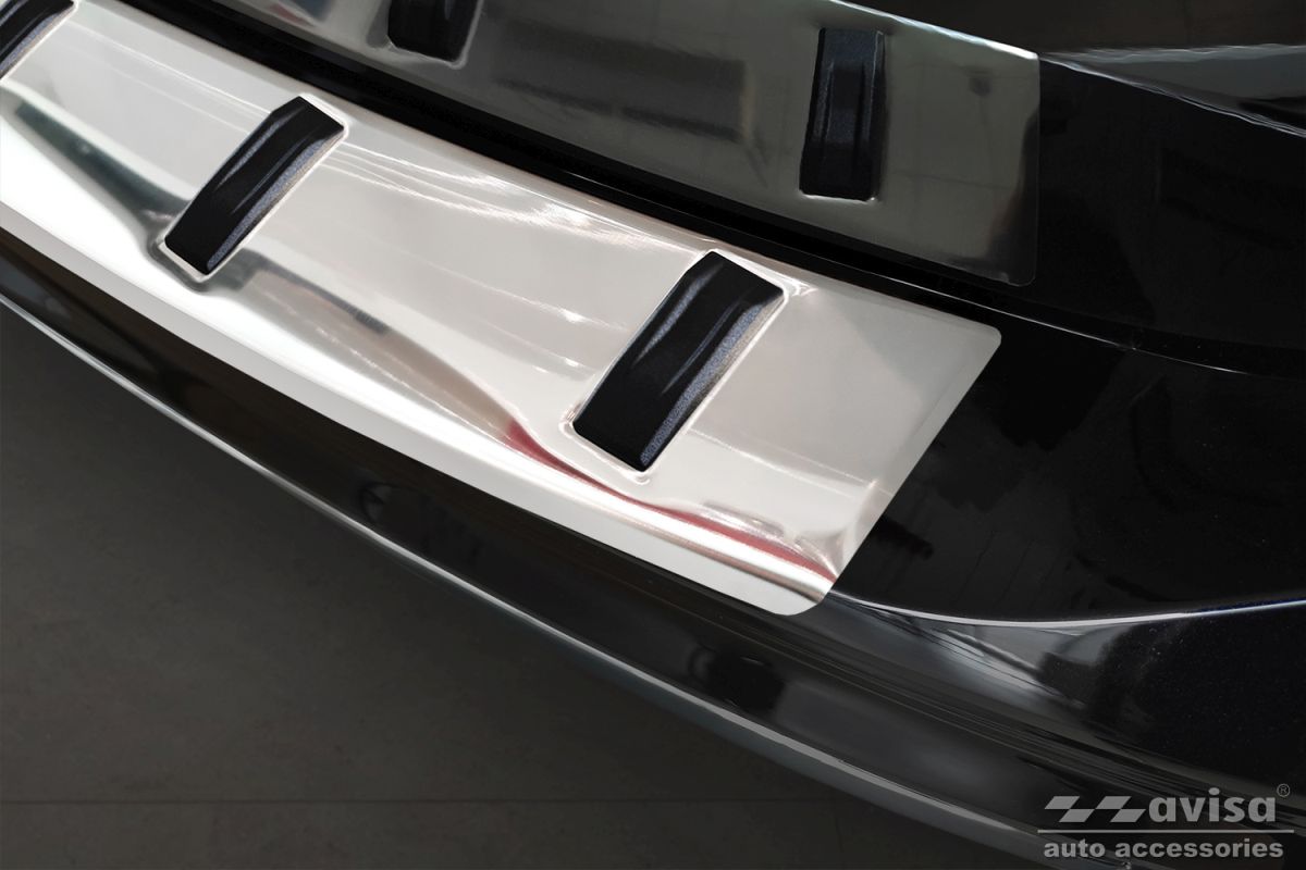 Lišta zadního nárazníku do VW Tiguan II, 2015- , Allspace, Strong-Silver