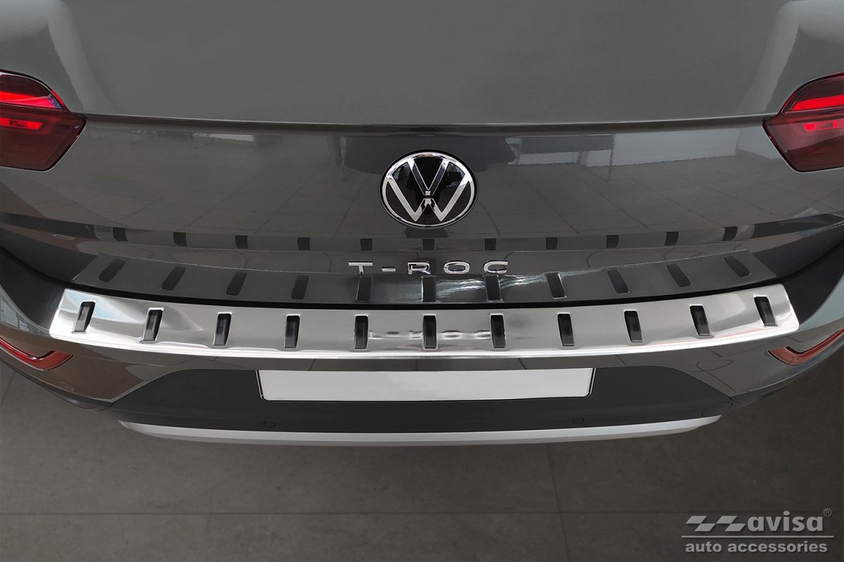 Lišta zadního nárazníku do VW T-Roc, 2017-2026, Strong-Silver