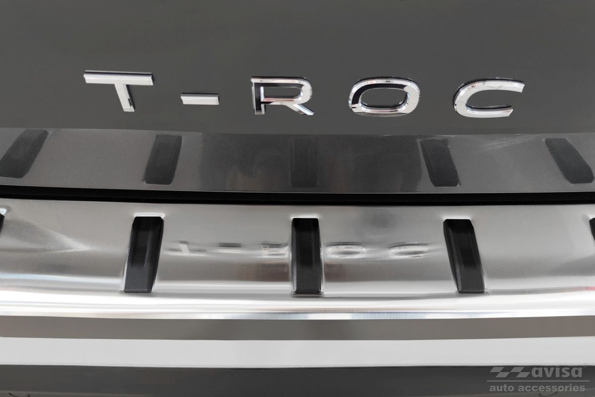 Lišta zadního nárazníku do VW T-Roc, 2017-2026, Strong-Silver