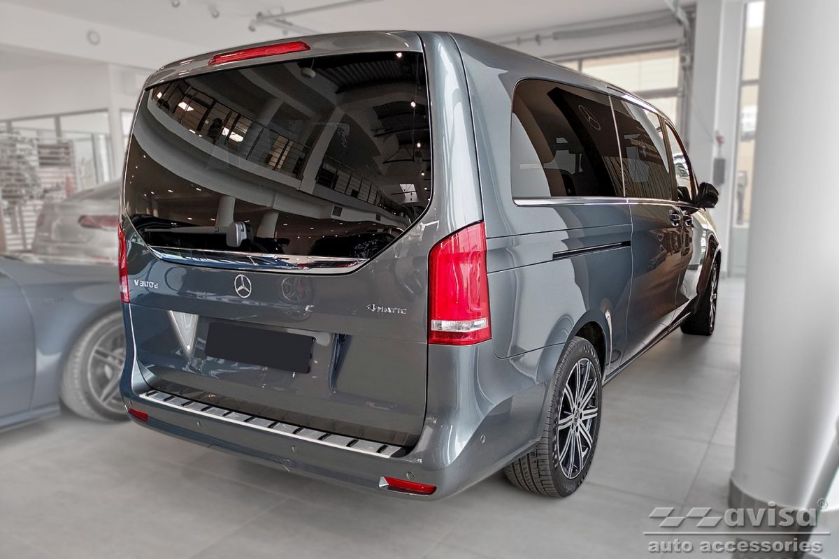Lišta zadního nárazníku do Mercedes Vito, V-Klasse, W447, 2014- , Strong-Silver