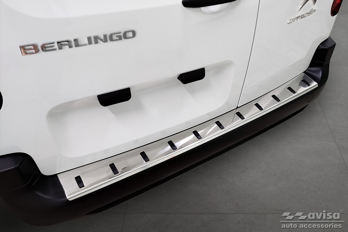 Lišta zadního nárazníku do Citroen Berlingo II, 2008-2018, Strong-Silver