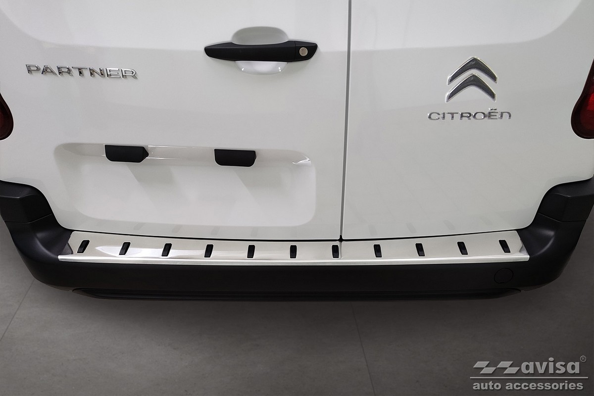 Lišta zadního nárazníku do Citroen Berlingo II, 2008-2018, Strong-Silver