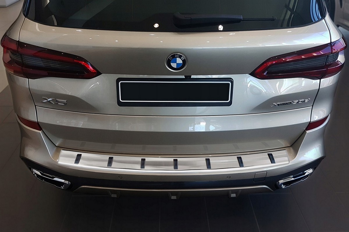 Lišta zadního nárazníku do BMW X5, G05, 2018- , M-Paket, Strong-Silver