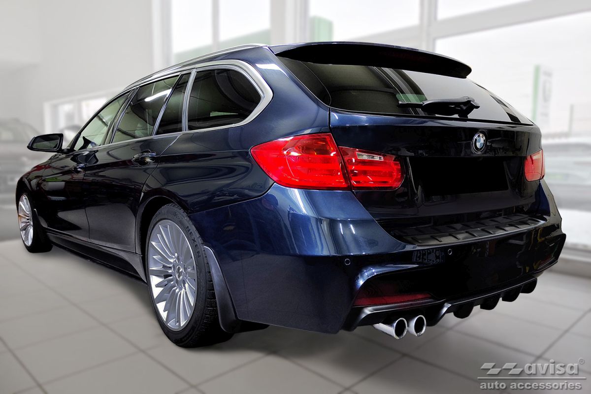 Lišta zadního nárazníku do BMW 3, F31, 2012-2018, Touring, M-Paket, Strong-Black