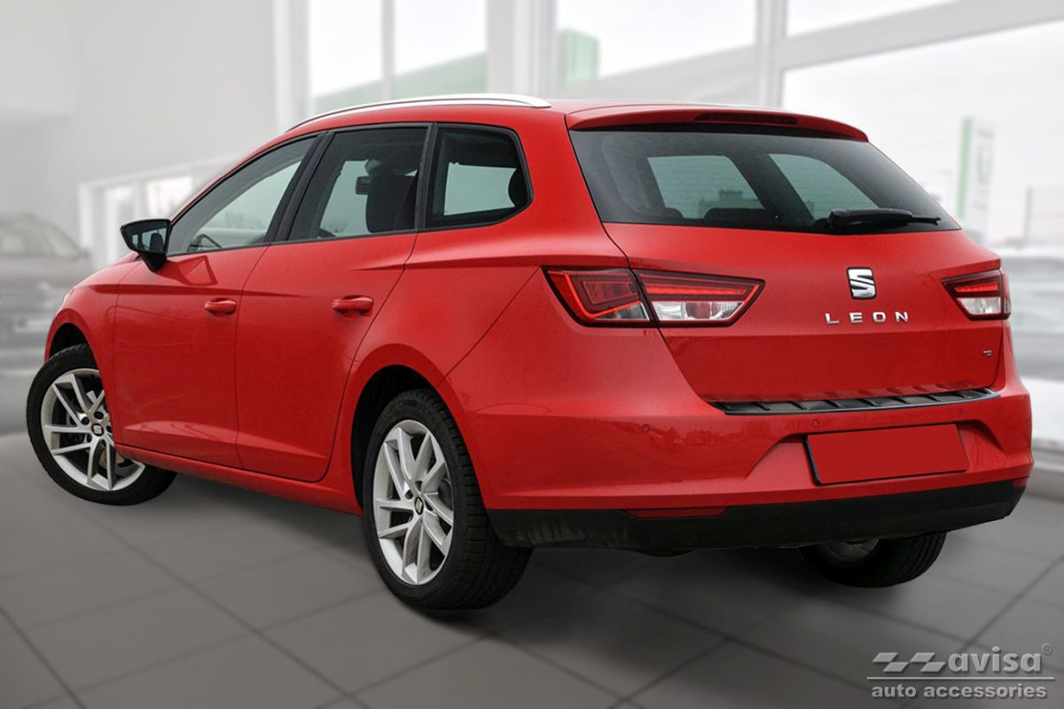 Lišta zadního nárazníku do Seat Leon III, 2012-2020, ST, Combi, Strong-Black