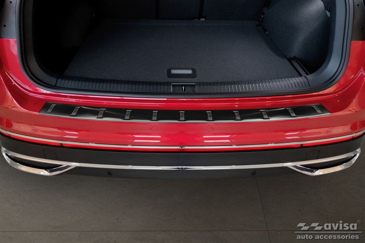 Lišta zadního nárazníku do VW Tiguan II, 2015- , Allspace, Strong-Black