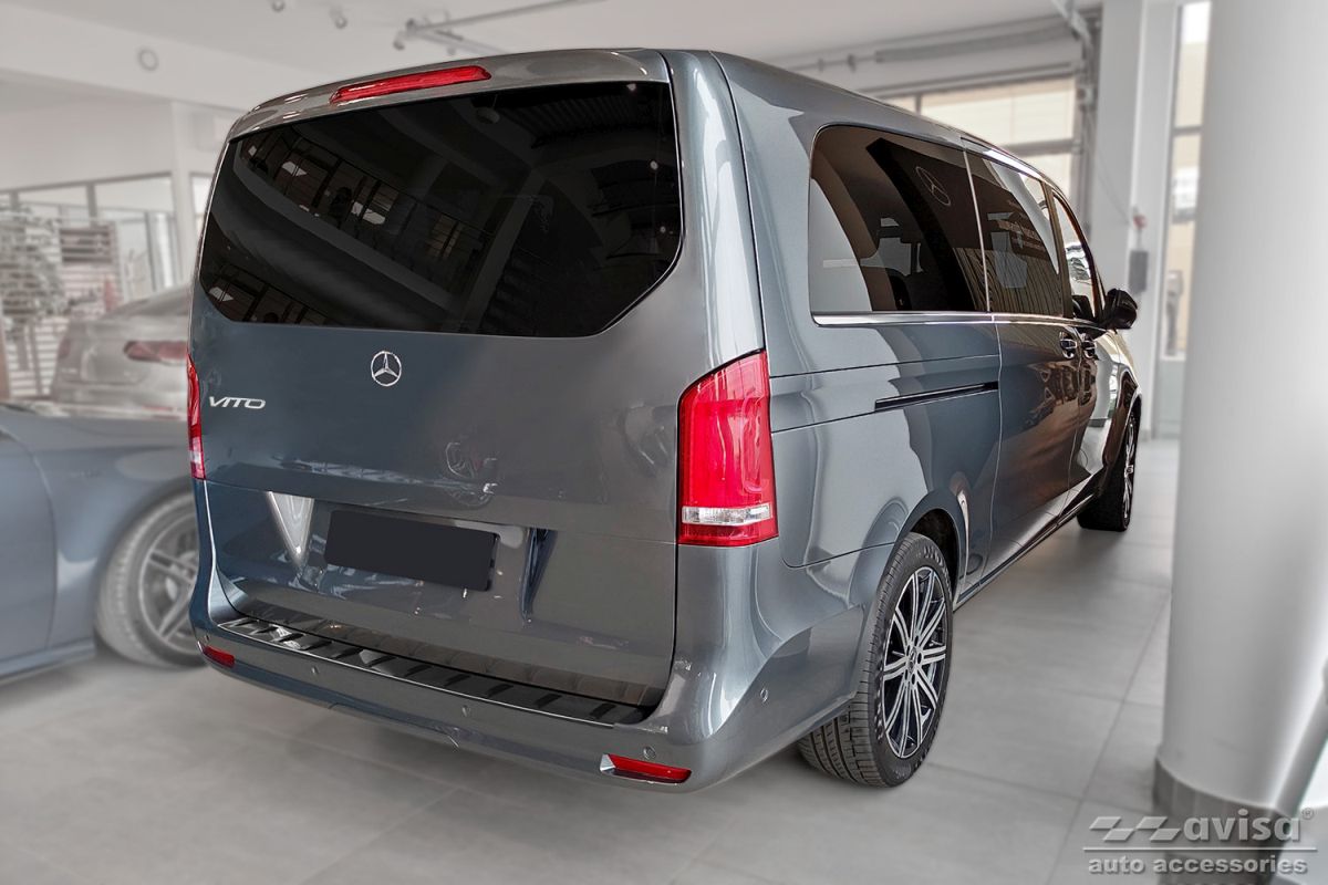Lišta zadního nárazníku do Mercedes Vito, V-Klasse, W447, 2014- , Strong-Black