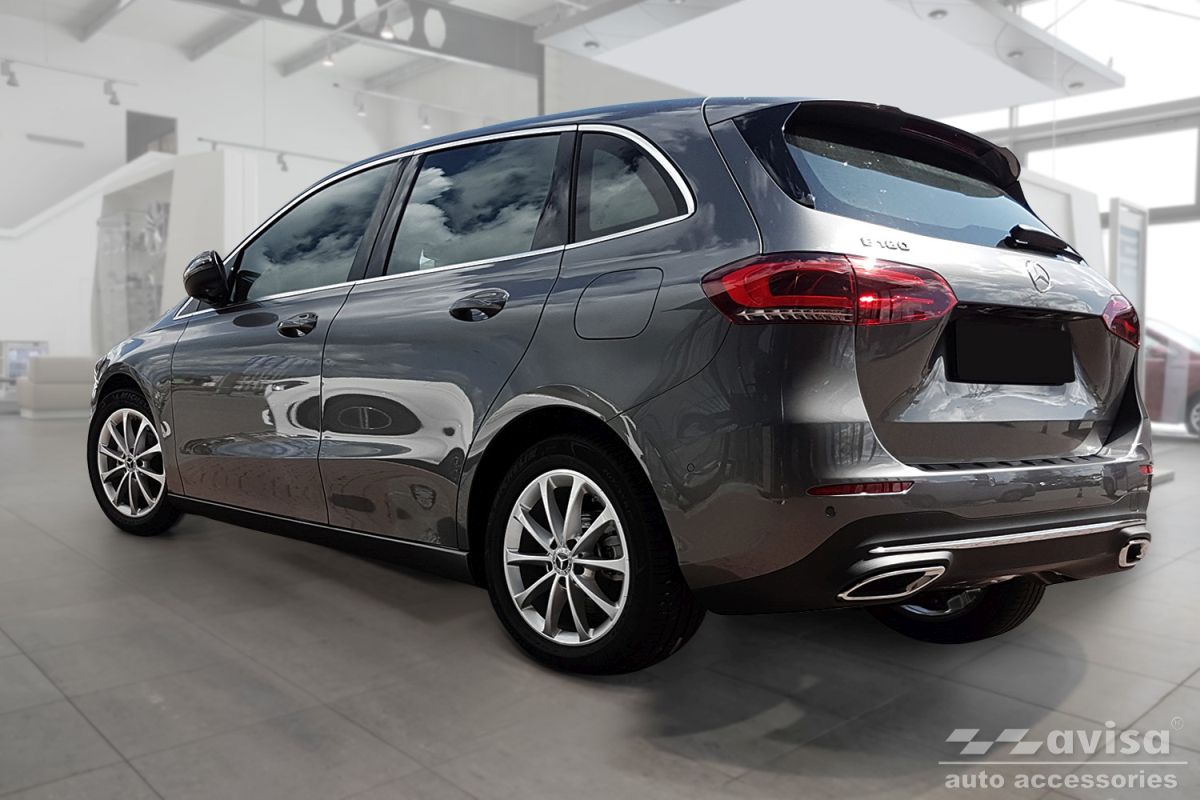 Lišta zadního nárazníku do Mercedes B-Klasse, 250e, 2021- , Plug-in Hybrid, Strong-Black