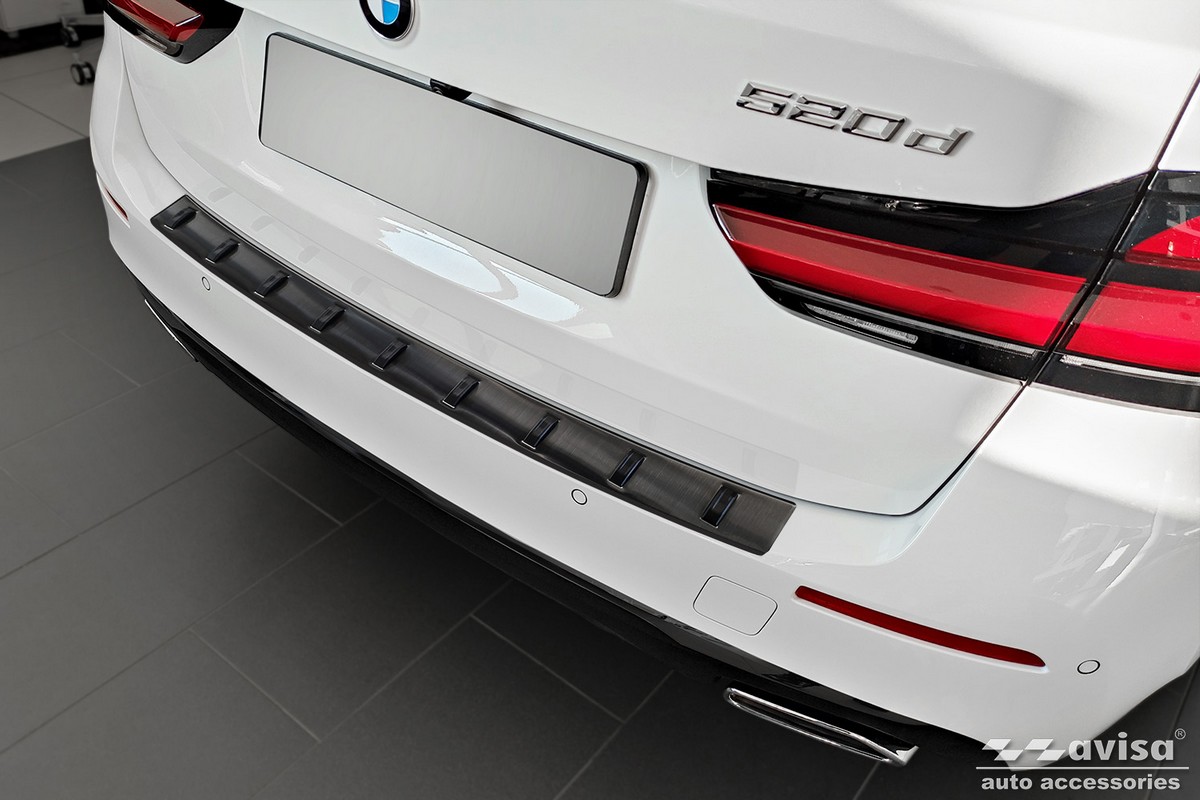 Ochranná lišta zadního nárazníku BMW 5, G31, 2021- , Facelift, Touring, Strong-Black
