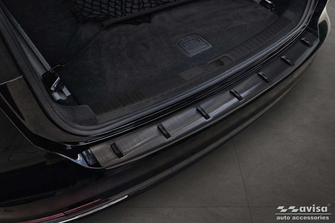 Lišta zadního nárazníku do Audi A6, C8, 2018- , Combi, S-Line, Strong-Black