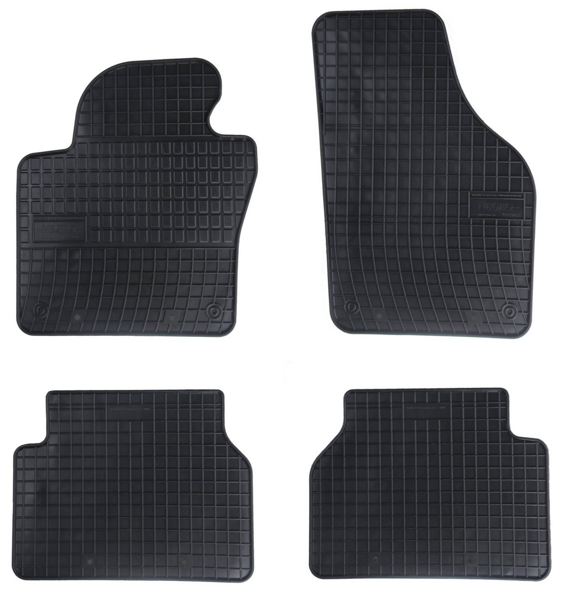 Gumové koberce, VW Tiguan, 2007-2016