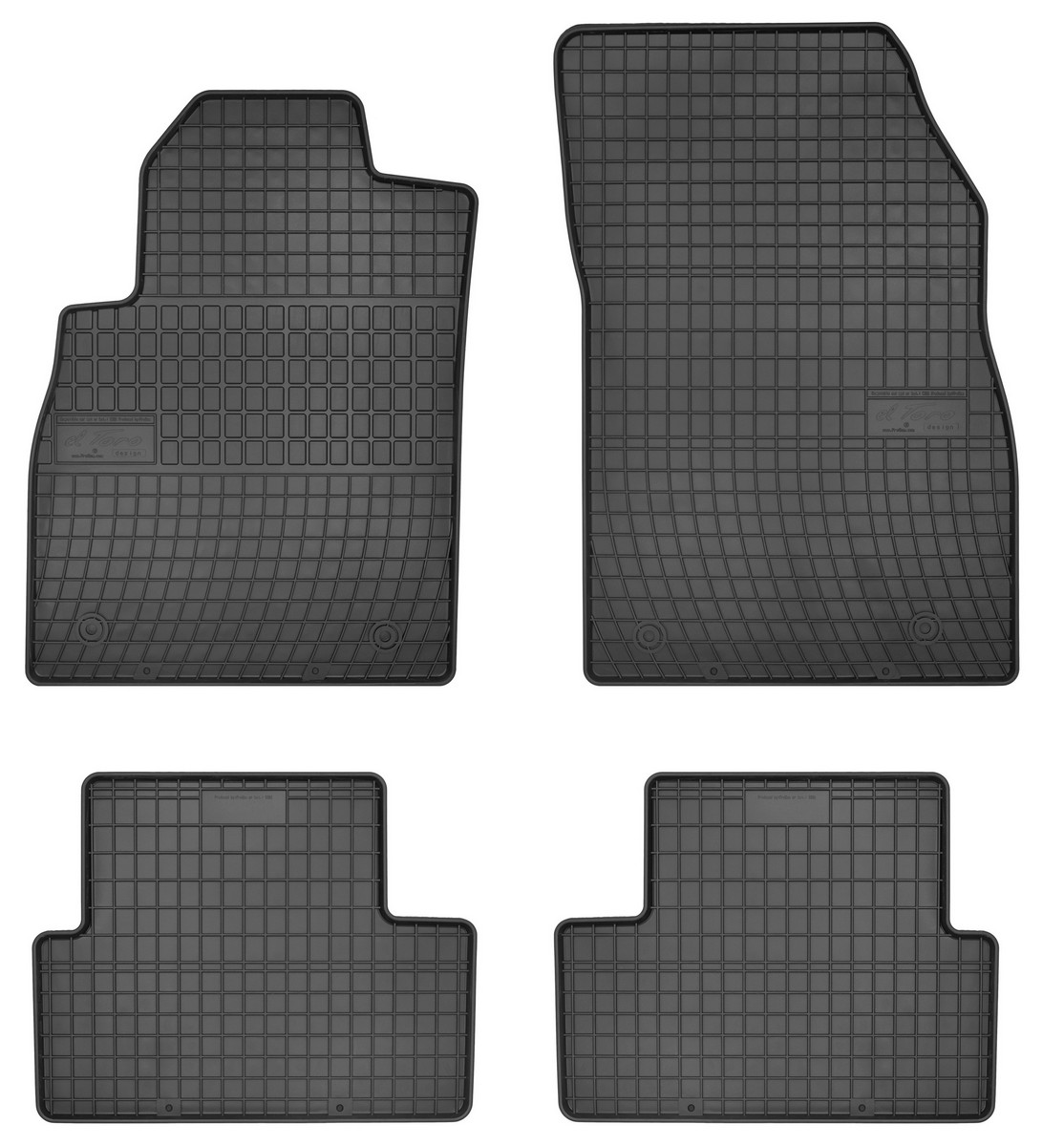 Gumové koberce do auta, Chevrolet Cruze, 2009-2016