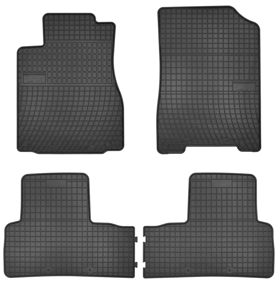 Gumové koberce do auta, Honda CRV IV, 2012-2017