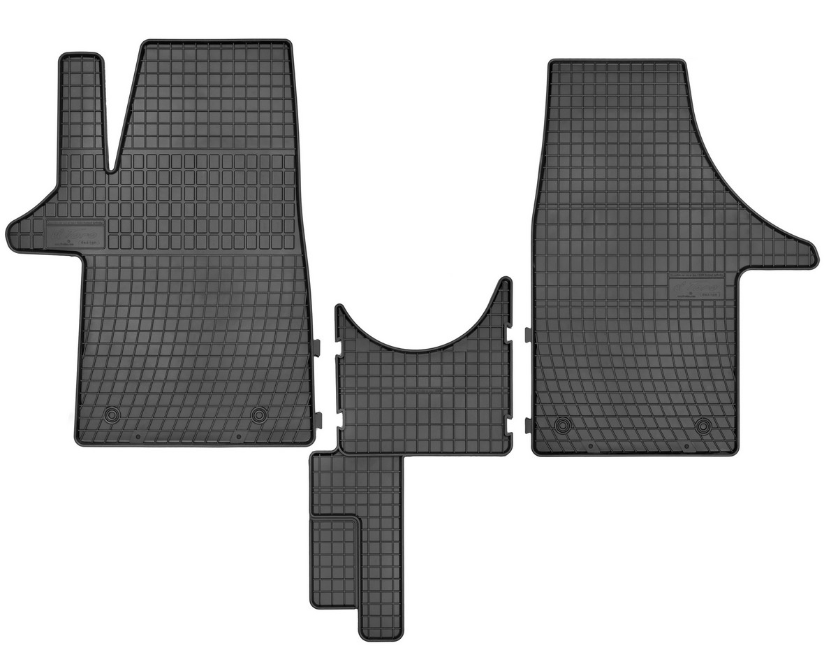 Gumové koberce do auta, VW Transporter T6, 2015- ,