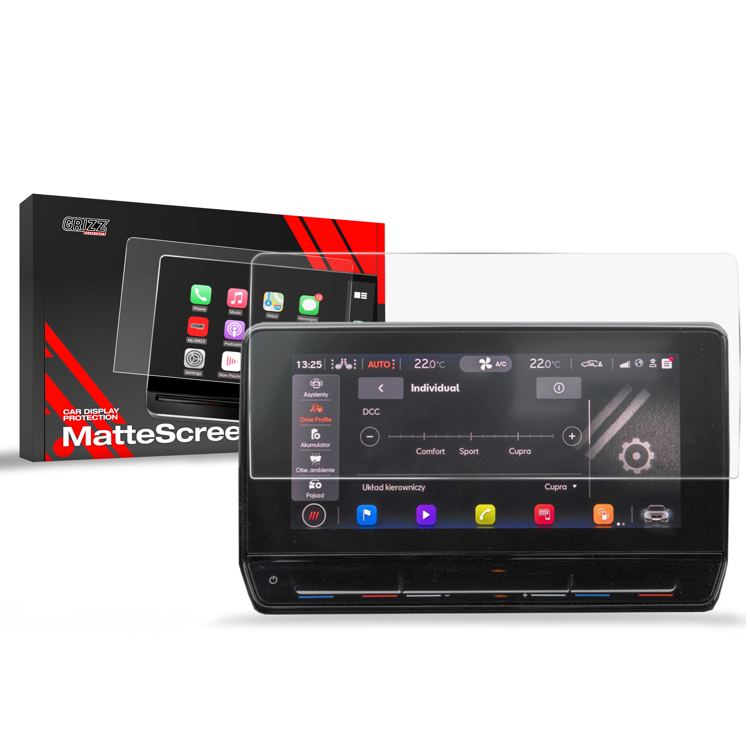 Ochrana displeje MatteScreen, Cupra Formentor, 2020- , Display 10"