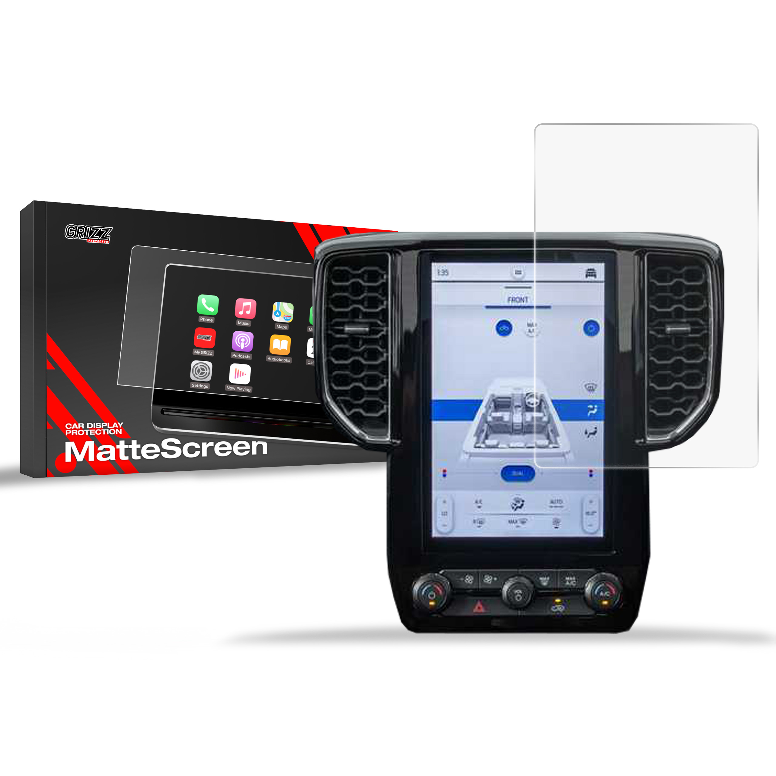 Ochrana displeje MatteScreen, Ford Ranger VI Raptor, 2022- , Display 12,3"