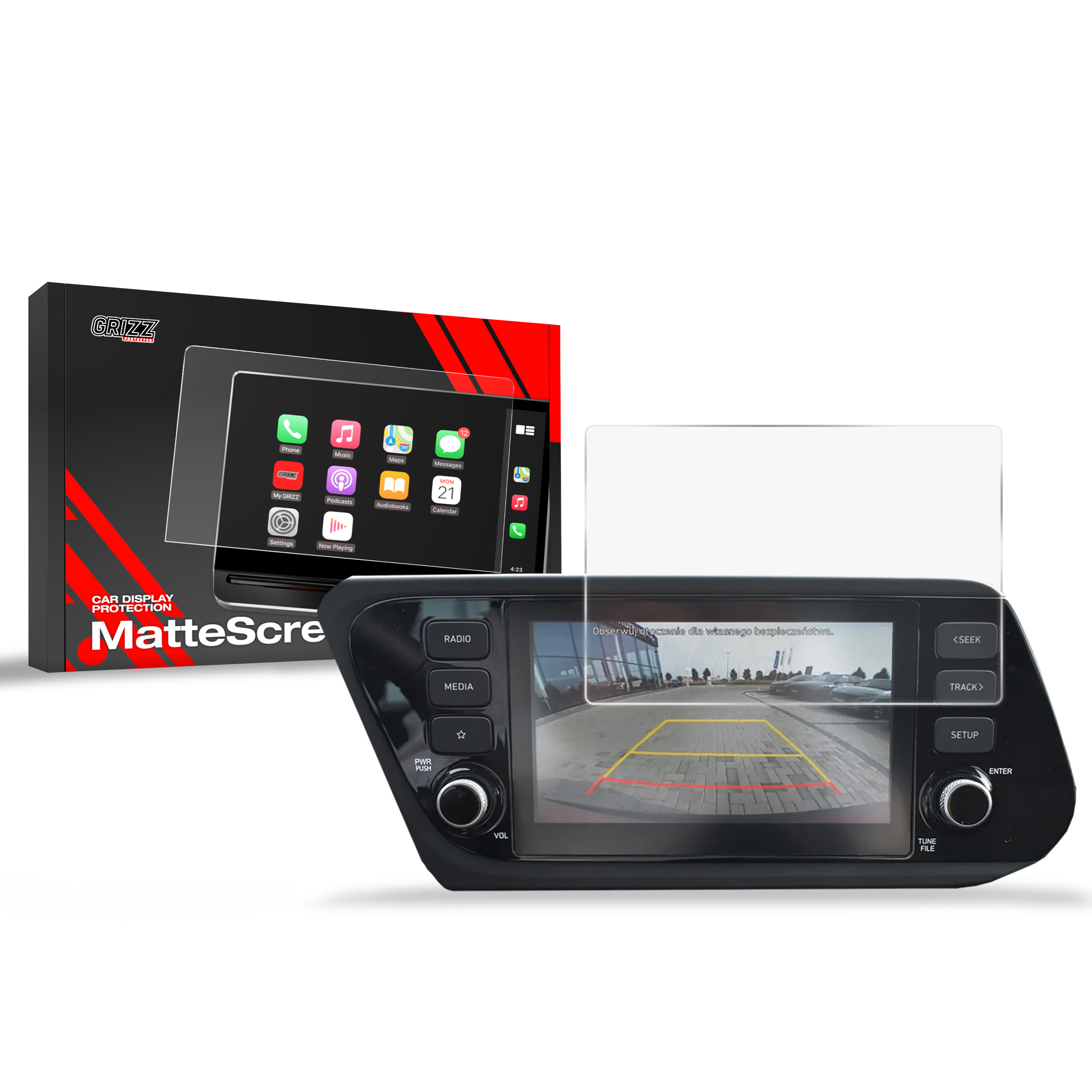 Ochrana displeje MatteScreen, Hyundai Bayon, 2021- , Display 8"