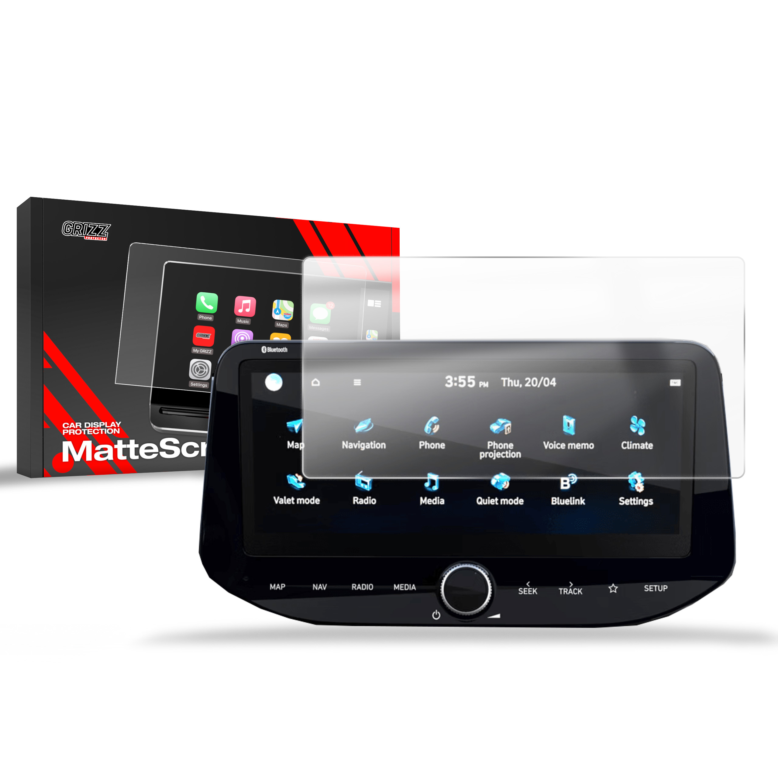 Ochrana displeje MatteScreen, Hyundai i30 III, 2024- , Facelift, Display 10,25"