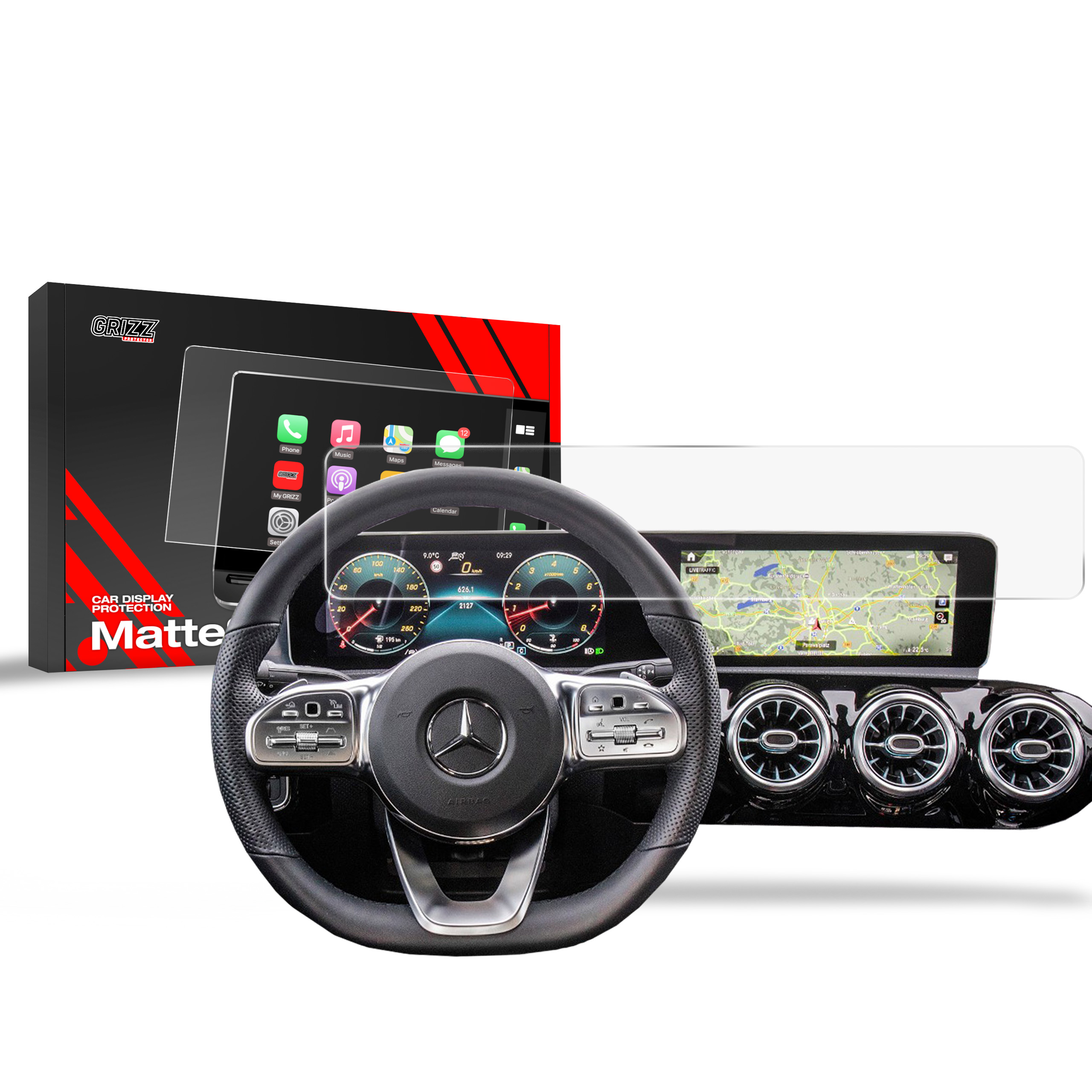 Ochrana displeje MatteScreen, Mercedes GLB, X247, 2019- ,