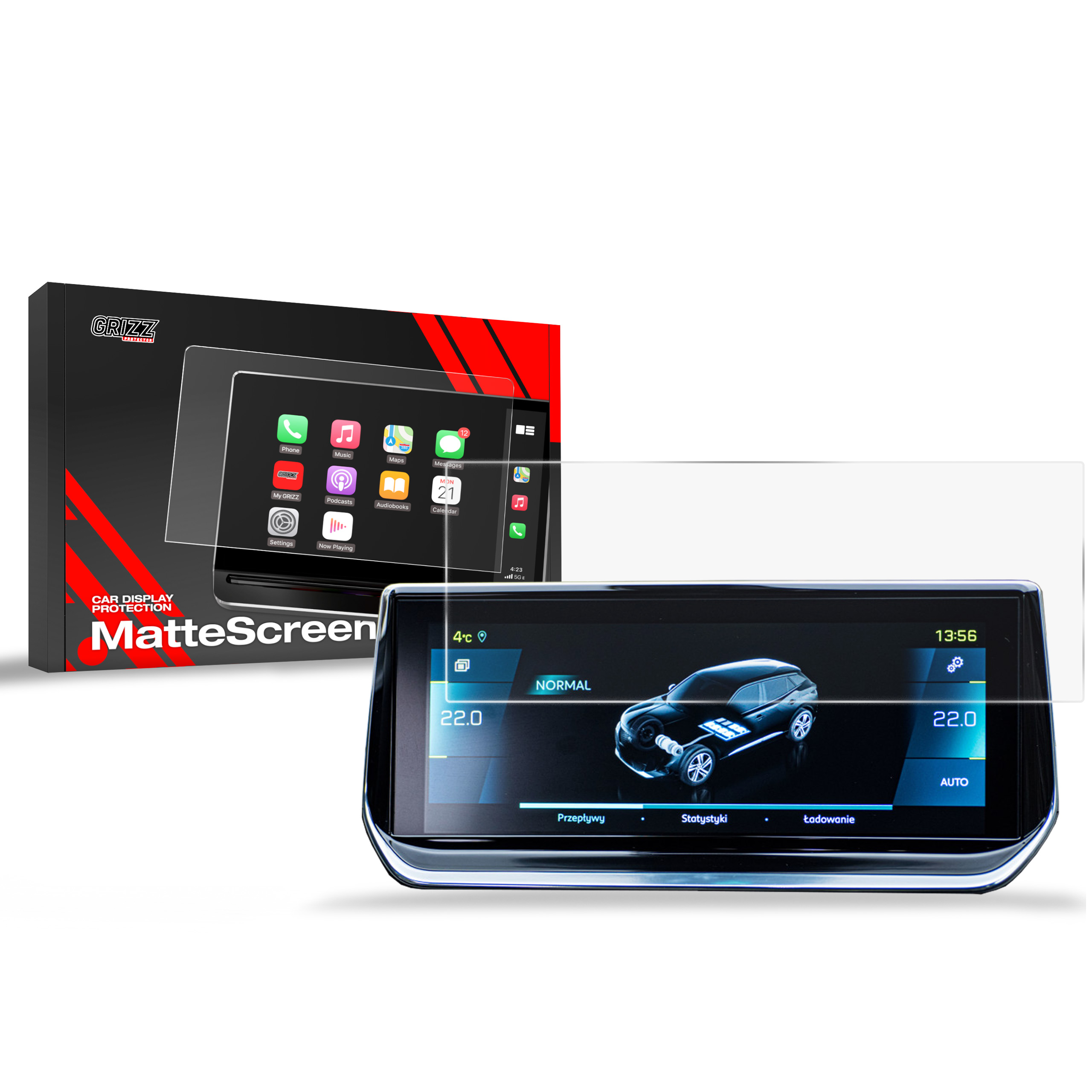 Ochrana displeje MatteScreen, Peugeot 2008 II, 2019- , Display 10,25"