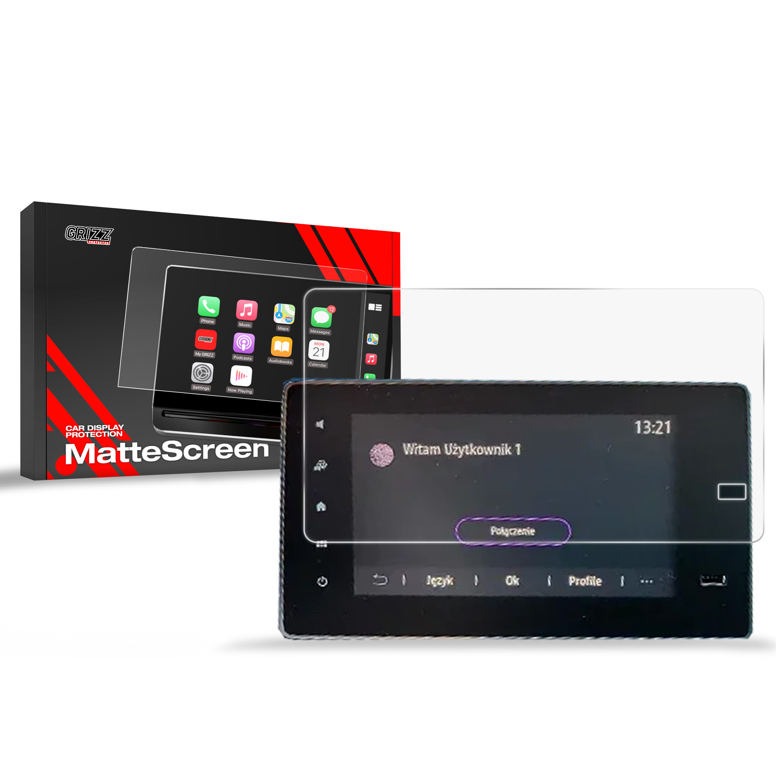 Ochrana displeje MatteScreen, Renault Kangoo III, 2021- , Display 8”